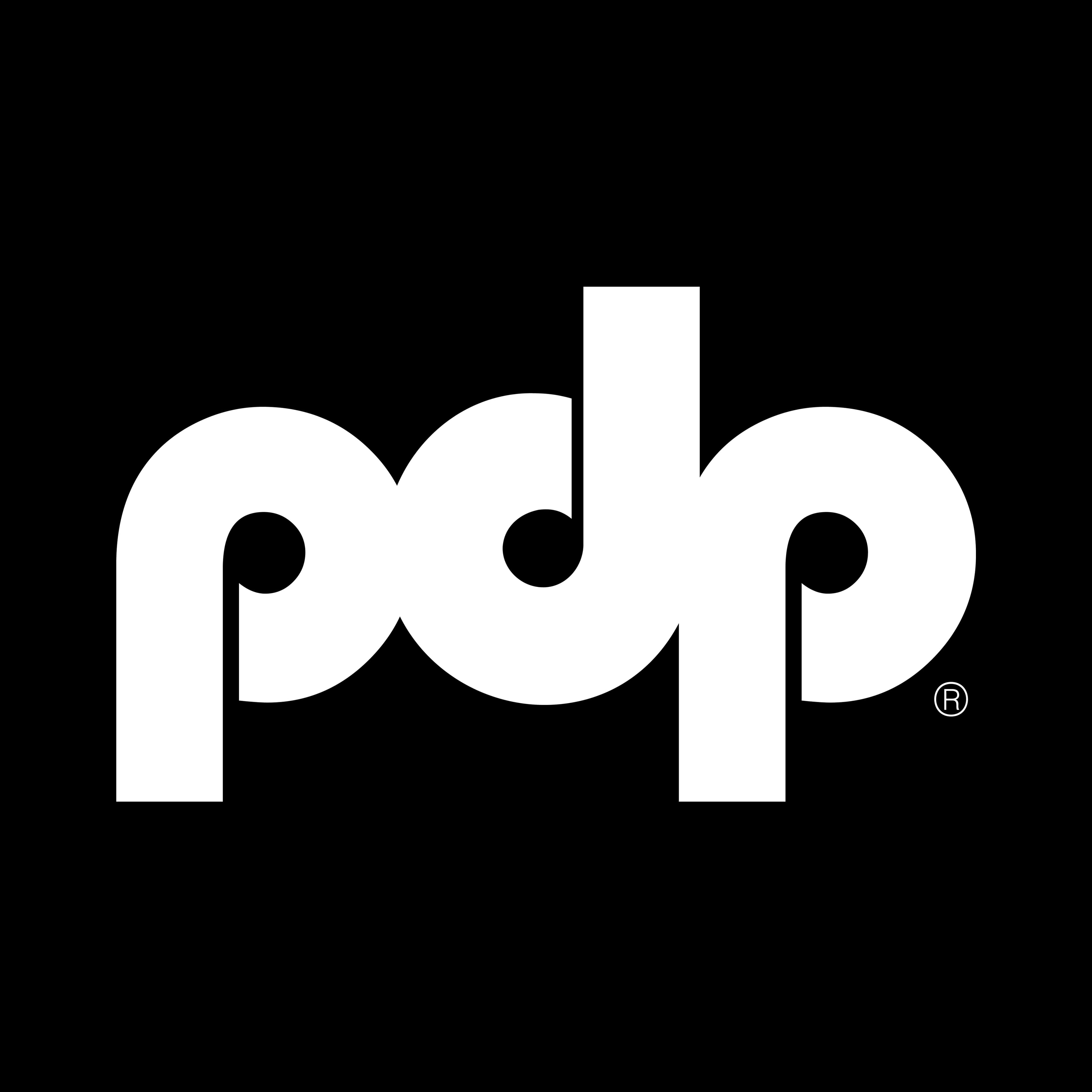 PDP Logo White Safe Square